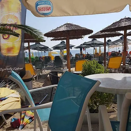 4 Modern In Featuring A Balcony And Views 50m Apartment Paralia Katerinis
